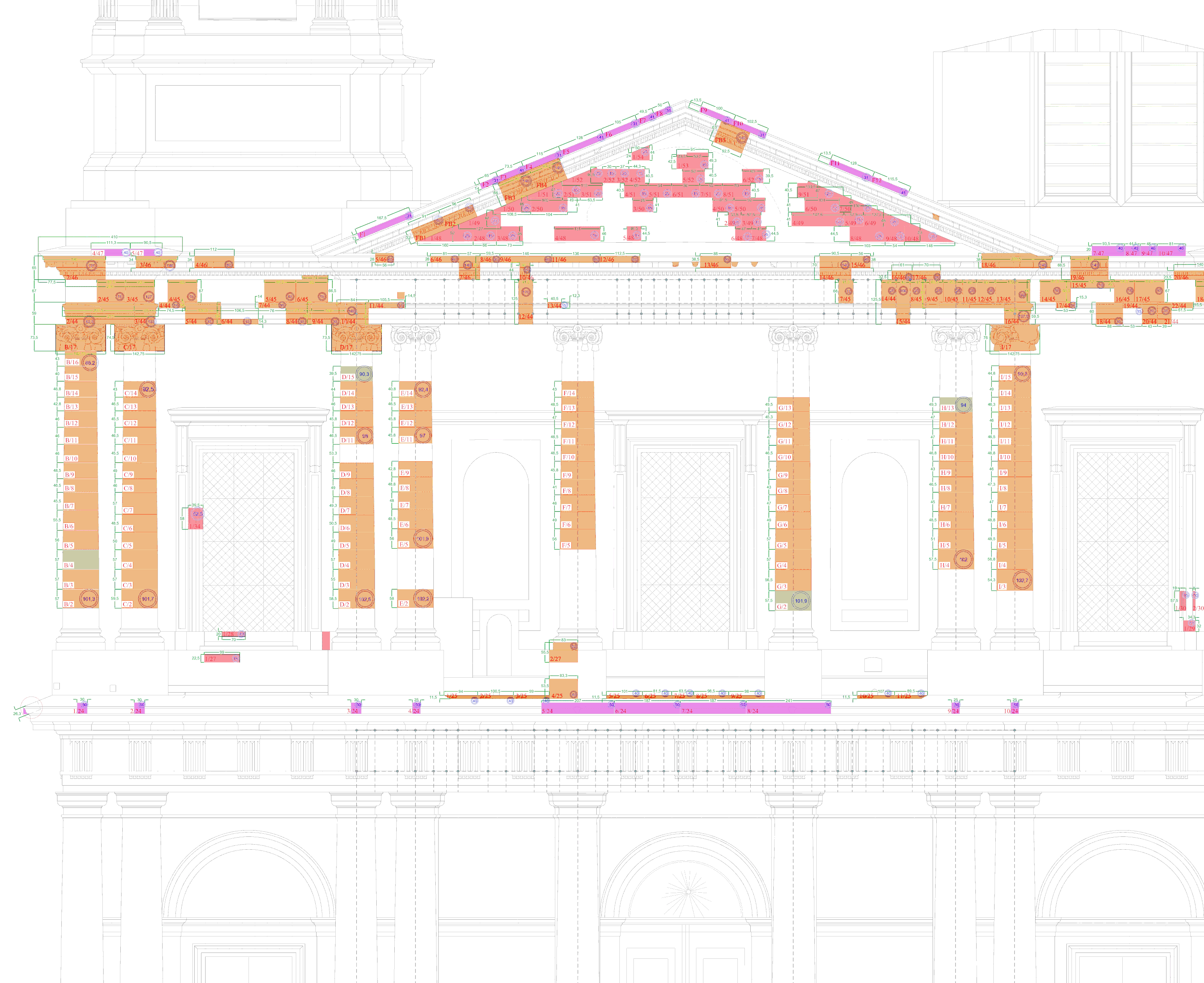 Eglise Saint-Eustache - Calepin d'appareil